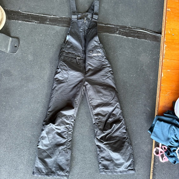 Arctix kids black snow bib - Picture 1 of 5